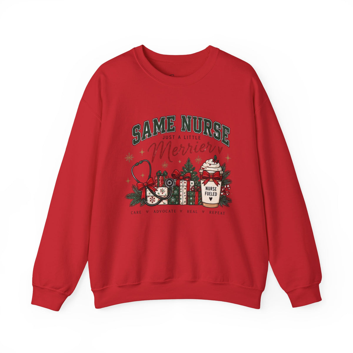 “Same Nurse” Holiday Crewneck