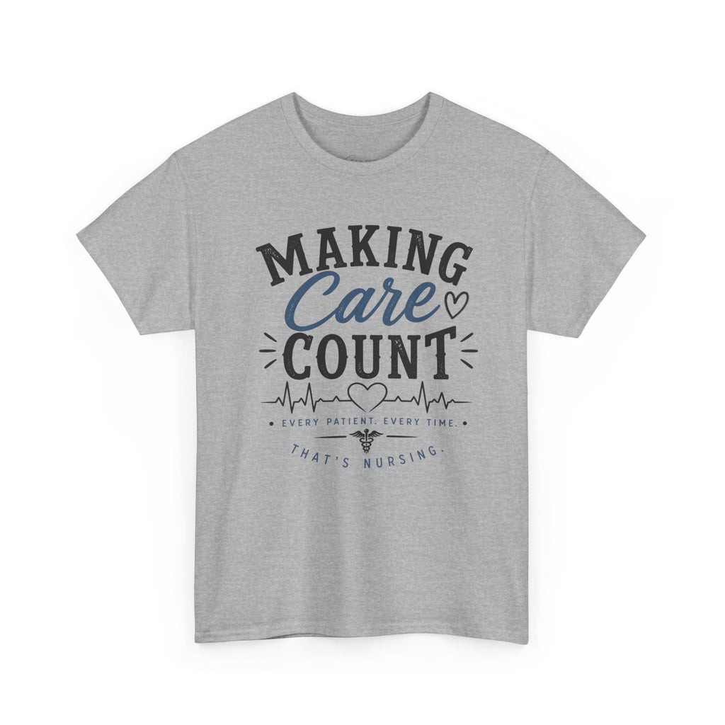 Care Counts! Nursing t-shirt