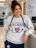 Unisex Registered Nurse Crewneck Sweatshirt