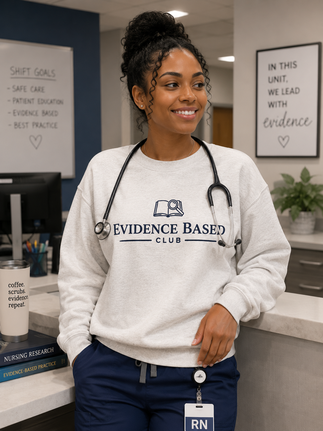 “Based on Evidence” Crewneck Sweatshirt