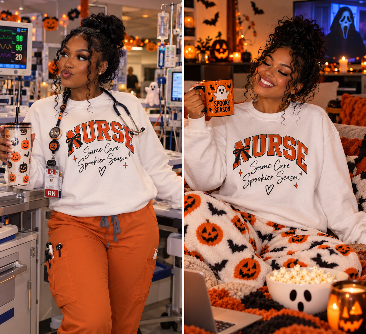 “Spooky Season” Crewneck Sweatshirt