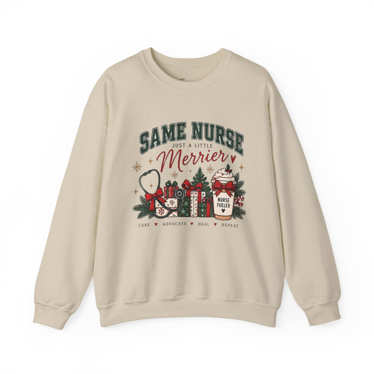 “Same Nurse” Holiday Crewneck
